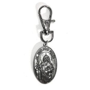 St Jude St Anthony Pray For Us Medal Keychain